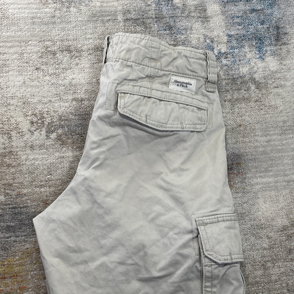 Vintage Y2K Abercrombie‎ & Fitch Cargo Shorts Men's 28 Khaki Utility A&F